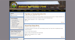 Desktop Screenshot of andoversportsmensclub.org