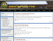 Tablet Screenshot of andoversportsmensclub.org